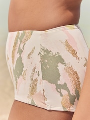 Kaki/crème - Bas de bikini imprimé - Image 4 de 9