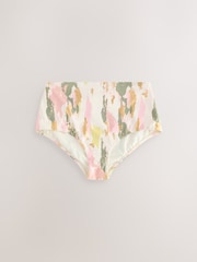 Kaki/crème - Bas de bikini imprimé - Image 6 de 9