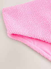 Neon Pink Crinkle - Bas de bikini échancré - Image 8 de 9