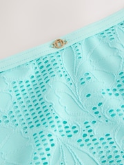 Mintgrün mit Spitze - Bikinihöschen - Bild 4 von 5