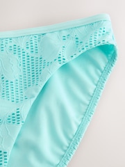 Mintgrün mit Spitze - Bikinihöschen - Bild 5 von 5