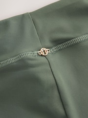 Khaki Green Long Length Bikini Shorts - Image 8 of 8