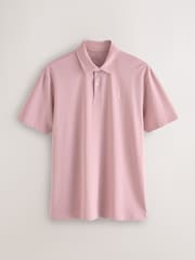 Navy/Grey/Pink Regular Fit Short Sleeve Jersey Polo Shirts 3 Pack - Image 10 of 11