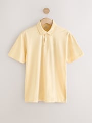 Blue/Yellow/Pink/Grey/Green Pastel - גזרה רגילה - מארז 5 חולצות פולו מבד מטריקו עם שרוול קצר - Image 13 of 17