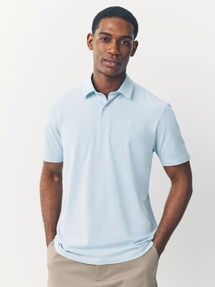 Blau/Grün/Weiß - Reguläre Passform - Kurzärmlige Jersey-Poloshirts, 3er-Pack - Bild 2 von 12 Blau/Grün/Weiß - Reguläre Passform - Kurzärmlige Jersey-Poloshirts, 3er-Pack - Bild 2 von 12