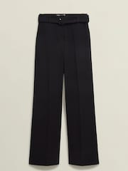 Hobbs Black Petite Drew Wide Trousers - Image 4 of 4