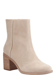 TOMS Cream Evelyn Ankle Boots - Image 2 of 3
