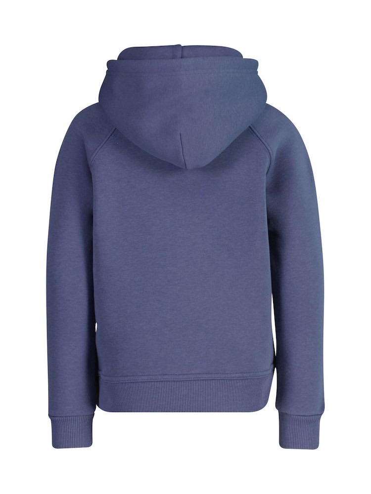 GANT Navy Kids Shield Logo Hoodie - Image 2 of 3