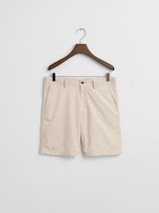 GANT Neutral Lightweight Chino Shorts - Image 1 of 1