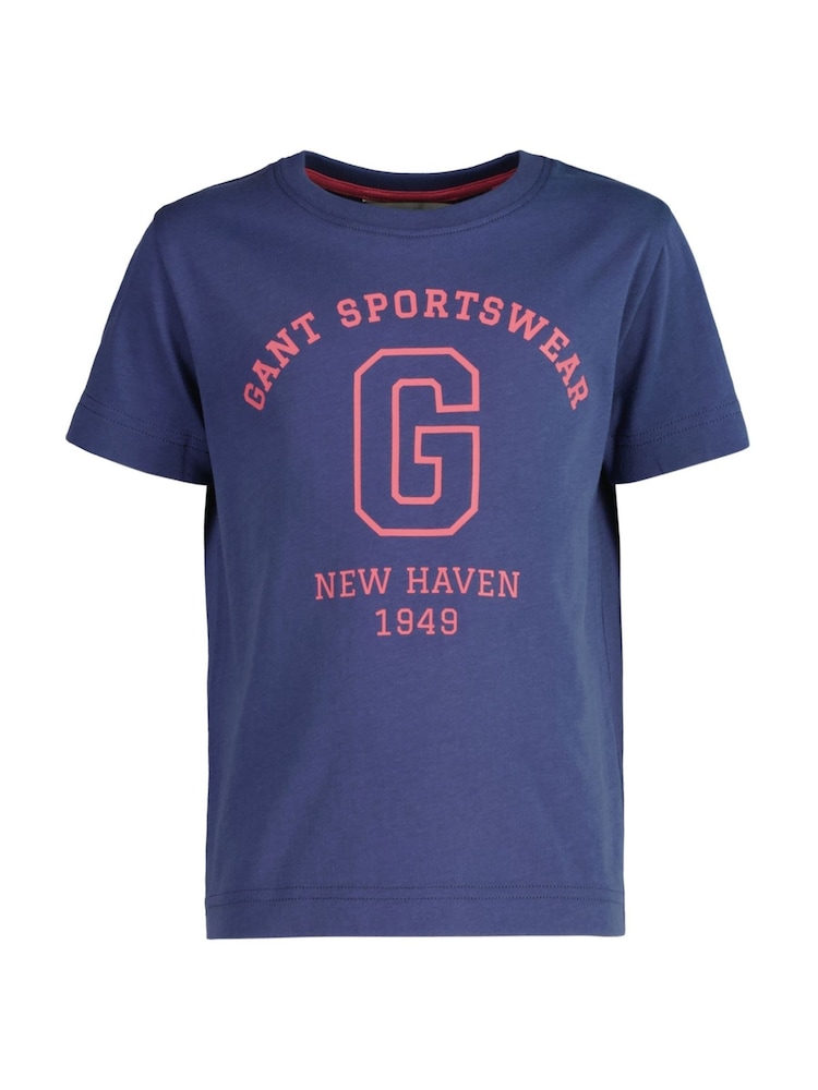 GANT Navy Regular-Fit T-Shirt - Image 1 of 3