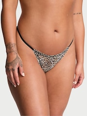 Victoria's Secret Leopard Brown Thong Knickers - Image 1 of 3