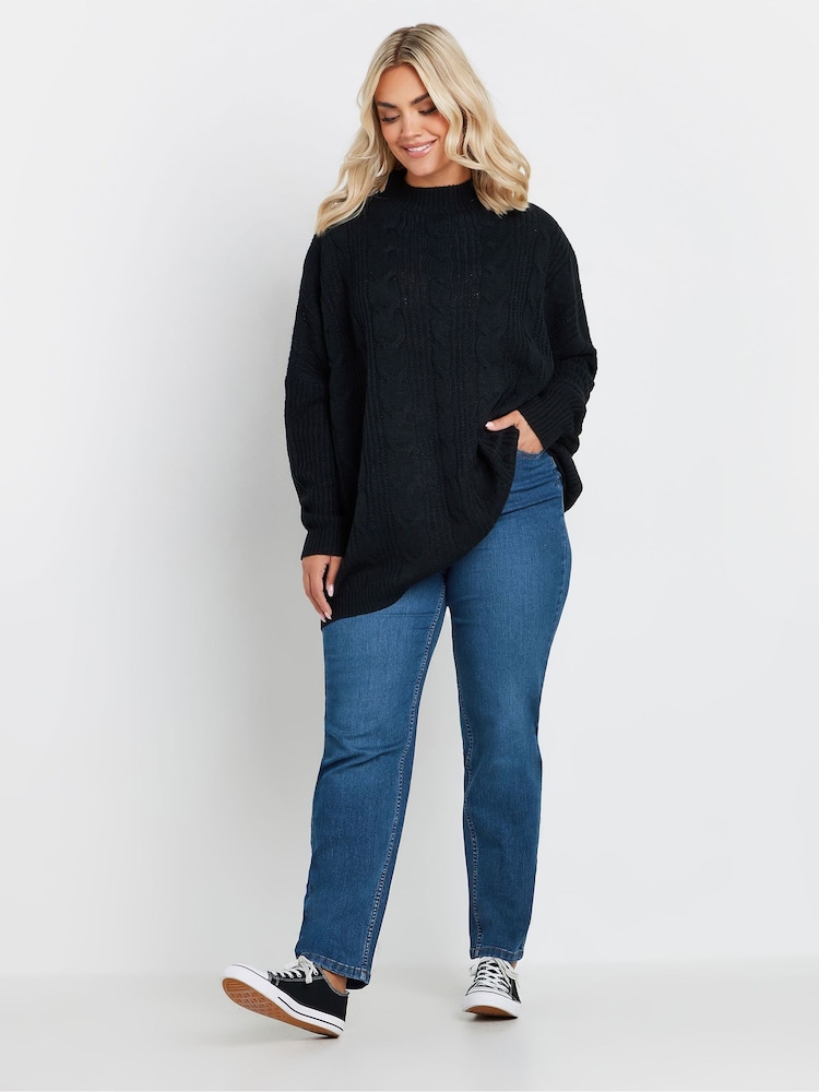 Yours Curve – Ruby – Jeans mit geradem Bein - Bild 2 von 5
