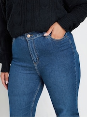 Yours Curve – Ruby – Jeans mit geradem Bein - Bild 4 von 5