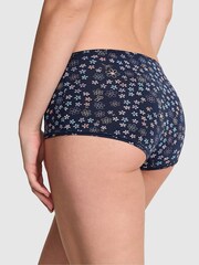 Victoria's Secret PINK Midnight Navy Blue Cotton Boyshort Knickers - Image 2 of 3