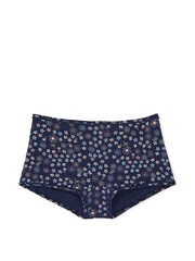 Victoria's Secret PINK Midnight Navy Blue Cotton Boyshort Knickers - Image 3 of 3