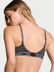 Victoria's Secret Charcoal Heather Grey Demi Lightly Lined Bra - Image 2 of 3