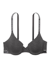 Victoria's Secret Charcoal Heather Grey Demi Lightly Lined Bra - Image 3 of 3