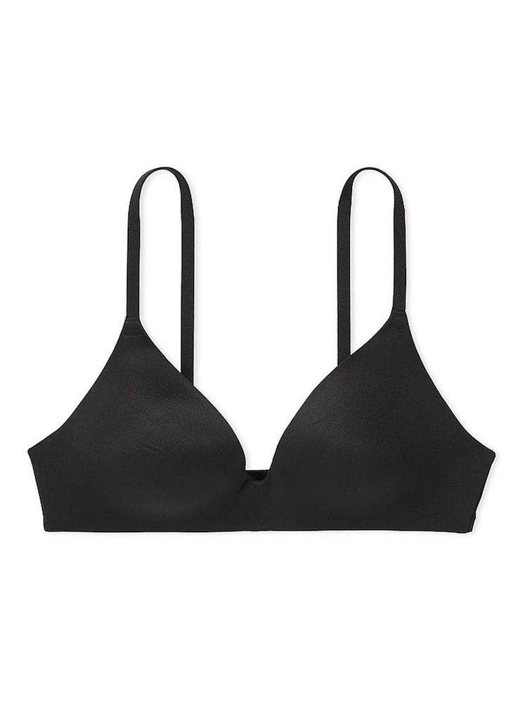 Victoria's Secret PINK Black Non Wired Lightly Lined Bra - Image 3 of 3 Victoria's Secret PINK Black Non Wired Lightly Lined Bra - Image 3 of 3