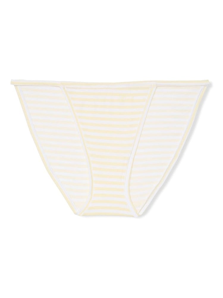 Victoria's Secret PINK Mellow Yellow Cotton String Bikini Knickers - Image 3 of 3