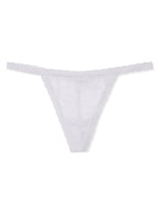 Victoria's Secret PINK Purple Whisper G String Floral Lace Knickers - Image 3 of 3
