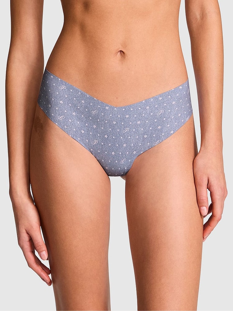 Victoria's Secret PINK Blue Dancer Thong Knickers - Image 1 of 4