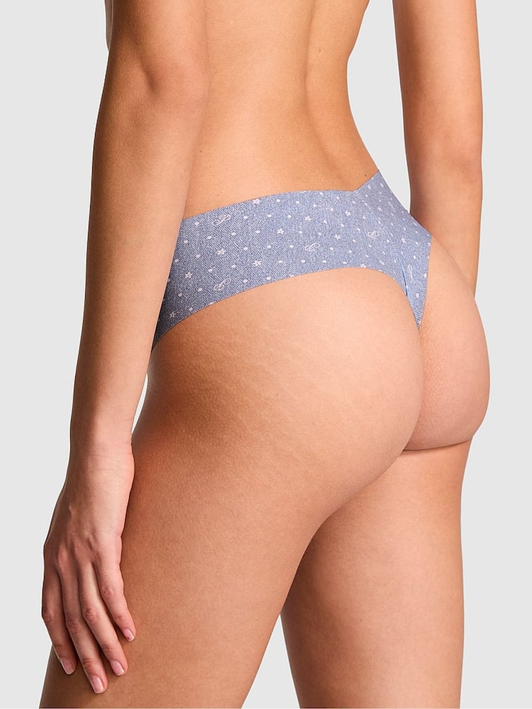 Victoria's Secret PINK Blue Dancer Thong Knickers - Image 2 of 4