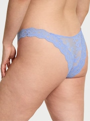 Victoria's Secret Blue Cameo Brazilian Lace Knickers - Image 2 of 2