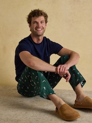 Joules Dozer Green Pyjama Bottoms - Image 5 of 8