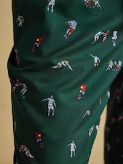 Joules Dozer Green Pyjama Bottoms - Image 6 of 8