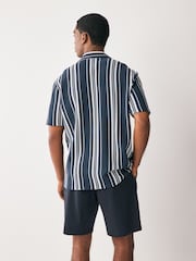 Blue/White Short Sleeve Stripe Jersey Shirts 2 Pack - Image 4 of 10
