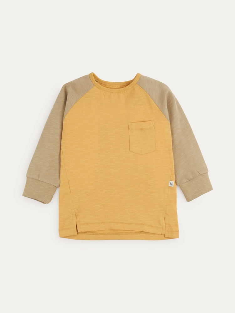 KIDLY Green Long Sleeve Baseball Top - Image 1 of 4 KIDLY Green Long Sleeve Baseball Top - Image 1 of 4
