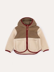 KIDLY Green Sherpa Zip Up Hoodie - Image 1 of 3
