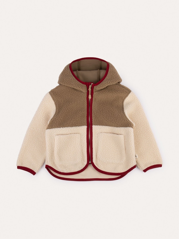 KIDLY Green Sherpa Zip Up Hoodie - Image 1 of 3