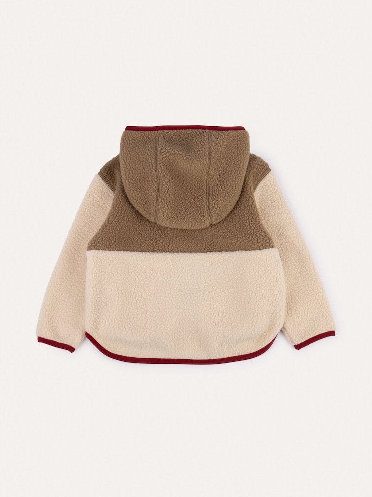 KIDLY Green Sherpa Zip Up Hoodie - Image 2 of 3