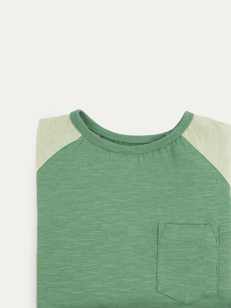 KIDLY Green Long Sleeve Baseball Top - Image 2 of 4 KIDLY Green Long Sleeve Baseball Top - Image 2 of 4