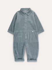 KIDLY Blue Corduroy Jumpsuit - Image 1 of 3