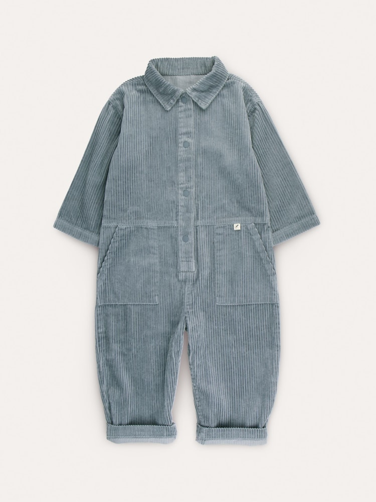 KIDLY Blue Corduroy Jumpsuit - Image 1 of 3