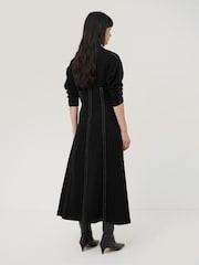 Jigsaw Black Batwing Stitched Dress - Image 2 of 7