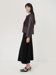 Jigsaw Black Batwing Stitched Dress - Image 3 of 7
