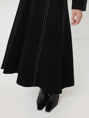 Jigsaw Black Batwing Stitched Dress - Image 5 of 7