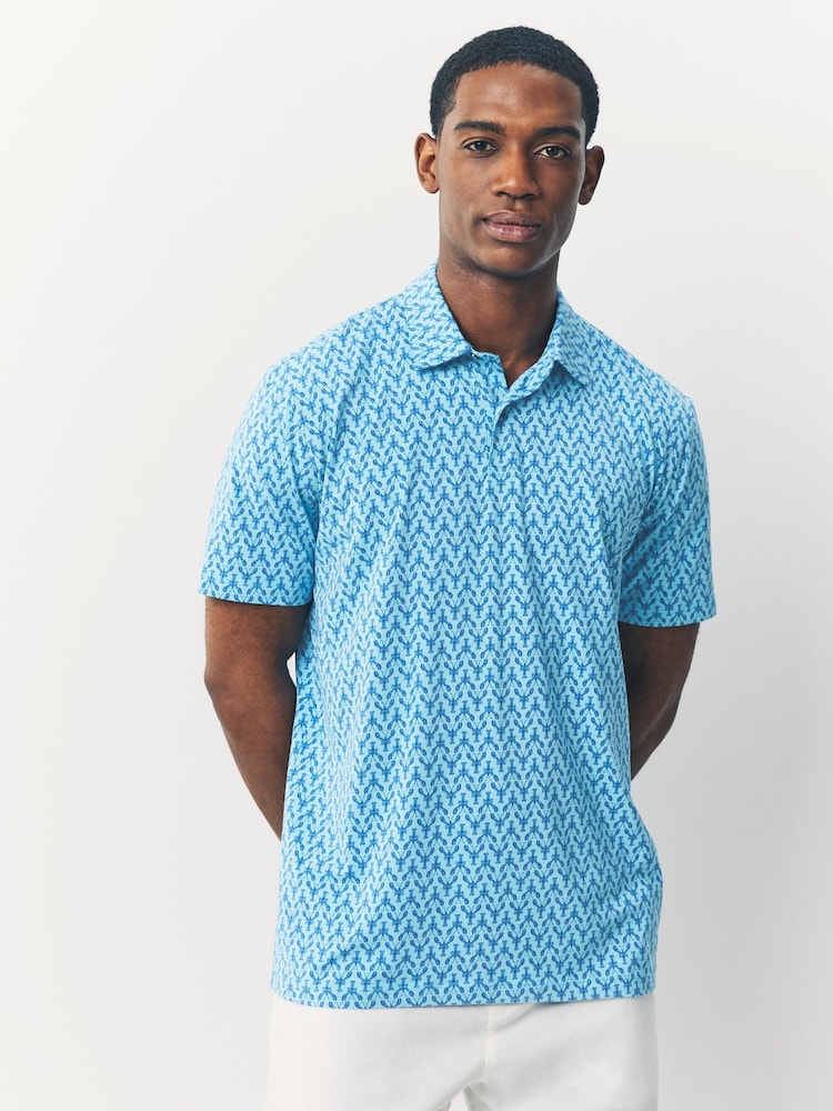 Bright Conversational Print - גזרה רגילה - מארז 5 חולצות פולו מבד מטריקו עם שרוול קצר - Image 13 of 17