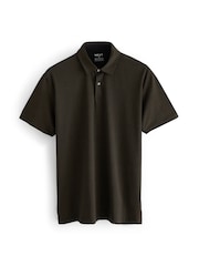 Gold Regular Fit Short Sleeve Jersey Polo Shirts 3 Pack - Image 10 of 12