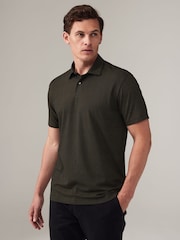 Gold Regular Fit Short Sleeve Jersey Polo Shirts 3 Pack - Image 4 of 12