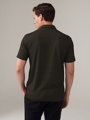 Gold Regular Fit Short Sleeve Jersey Polo Shirts 3 Pack - Image 6 of 12