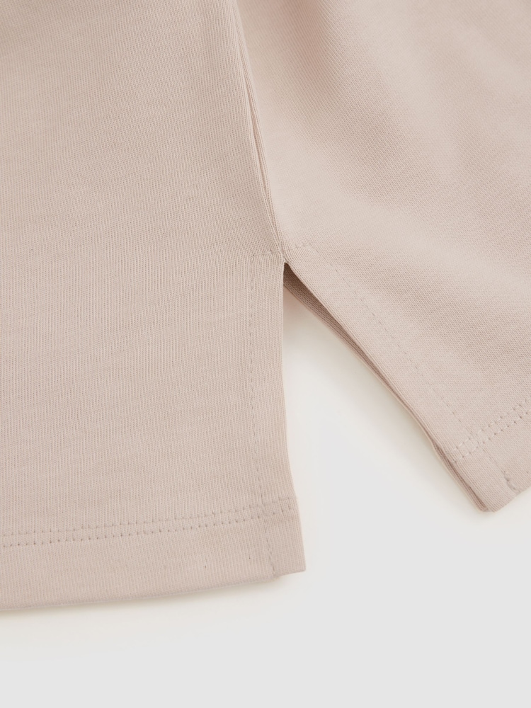 Reiss Pink Cassy 9-13 yrs Oversized Cotton Crew-Neck T-Shirt - Image 4 of 4