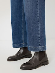 Jigsaw Brown Pembridge Leather Chelsea Boots - Image 1 of 5