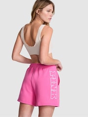 Victoria's Secret PINK Pink Gossip Fleece Shorts - Image 2 of 4