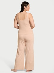 Victoria's Secret Heather Blush Pink Cotton Tank Long Pyjama Set - Image 2 of 2