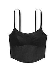 Victoria's Secret Black Shaping SmoothingShimmer™ Vest - Image 3 of 3