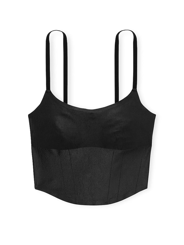 Victoria's Secret Black Shaping SmoothingShimmer™ Vest - Image 3 of 3